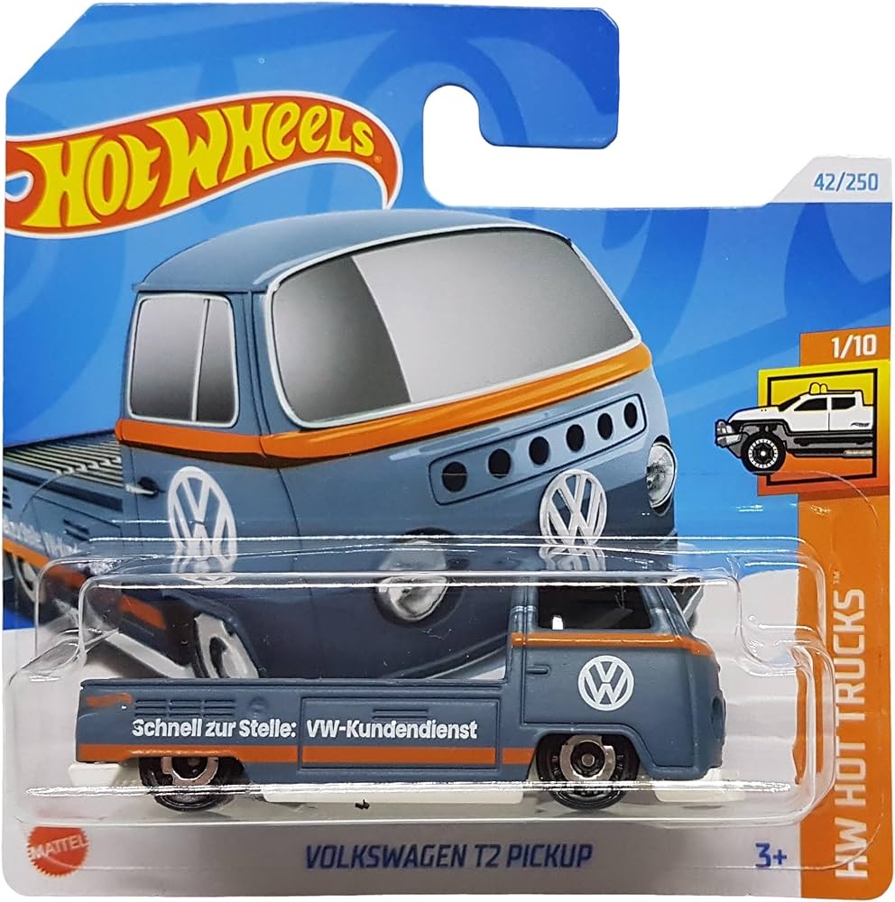 2024 Hot Wheels Volkswagen T2 Pickup 42 250 HW Hot Trucks 1 10 1 64 HTC28