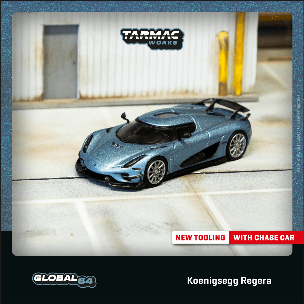 TARMAC WORKS Koenigsegg Regera Light Blue Metallic 1 64 T64G TL017 L CX Models