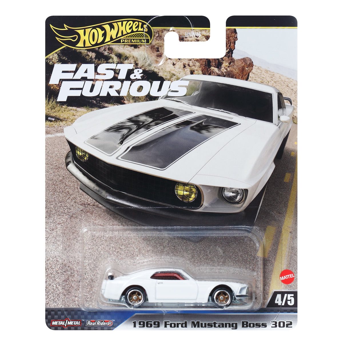 HOT WHEELS Premium Fast Furious 1969 Ford Mustang Boss 302 4 5 1 64 HYP71