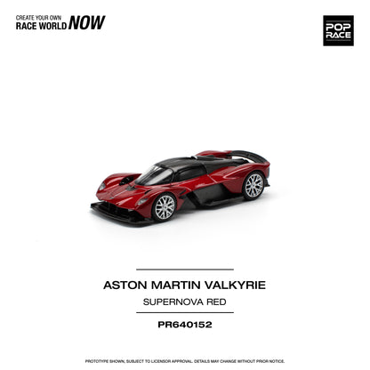 POP RACE Aston Martin Valkyrie - Supernova Red 1:64 - PR640152