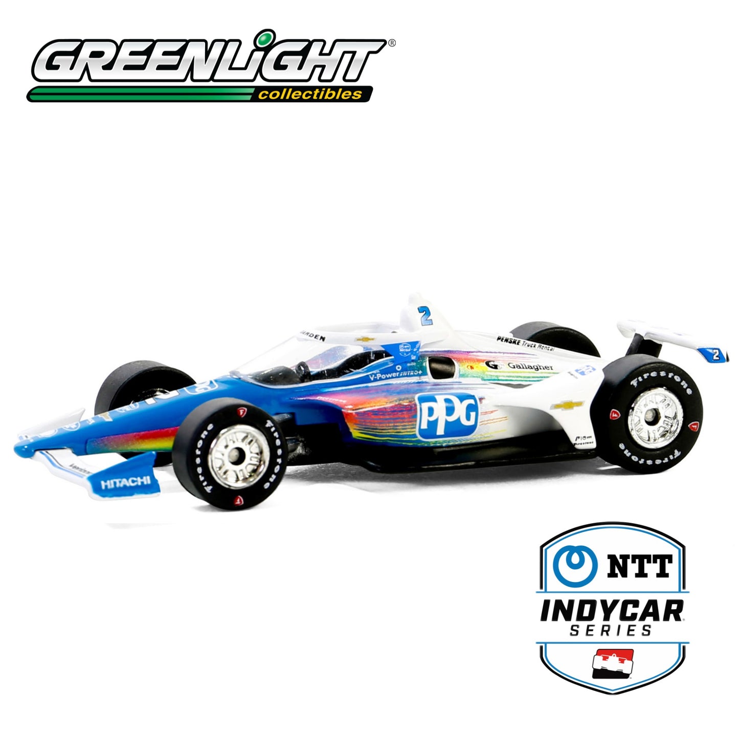 GREENLIGHT 2024 NTT IndyCar Series - #2 Josef Newgarden / Team Penske, PPG 1:64 - 11595