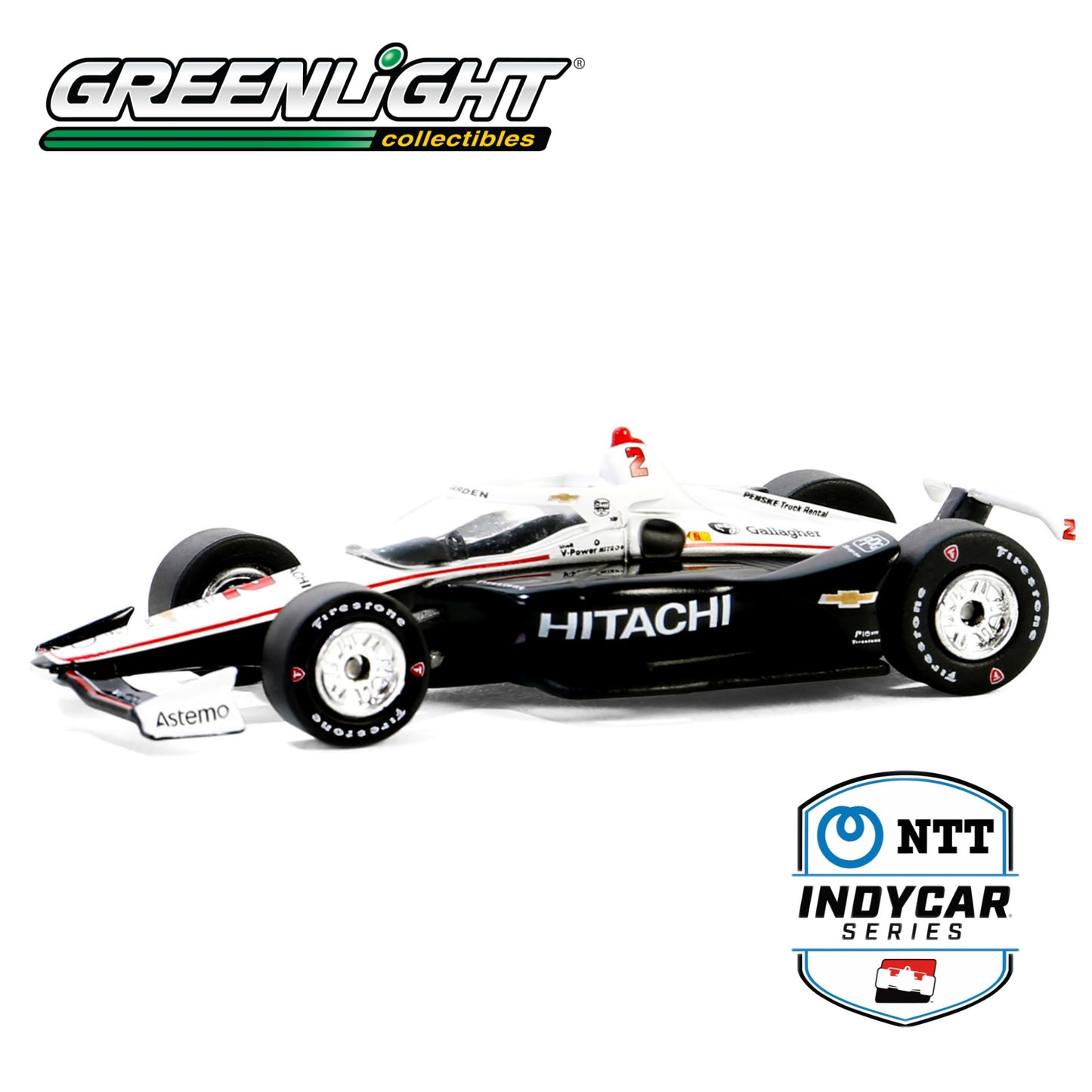 GREENLIGHT 2024 NTT IndyCar Series - #2 Josef Newgarden / Team Penske, Hitachi 1:64 - 11596