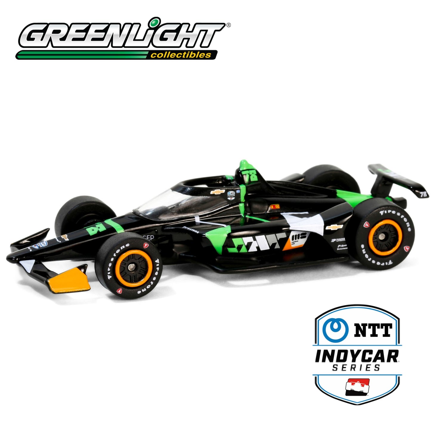 GREENLIGHT 2024 NTT IndyCar Series - #78 Agustin Canapino / Juncos Hollinger Racing 1:64 - 11599