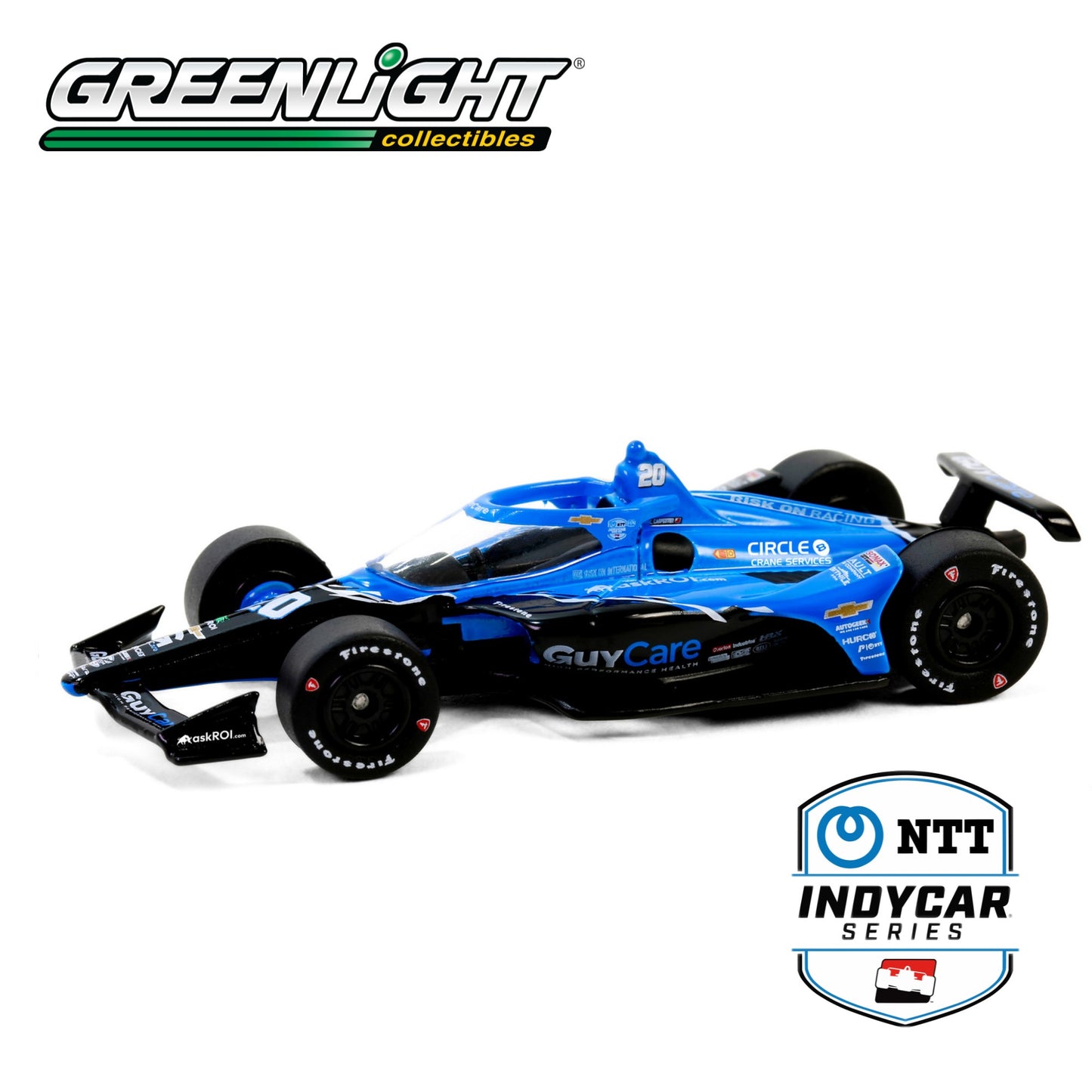 GREENLIGHT 2024 NTT IndyCar Series - #20 Ed Carpenter / Ed Carpenter Racing, Guy Care 1:64 - 11603