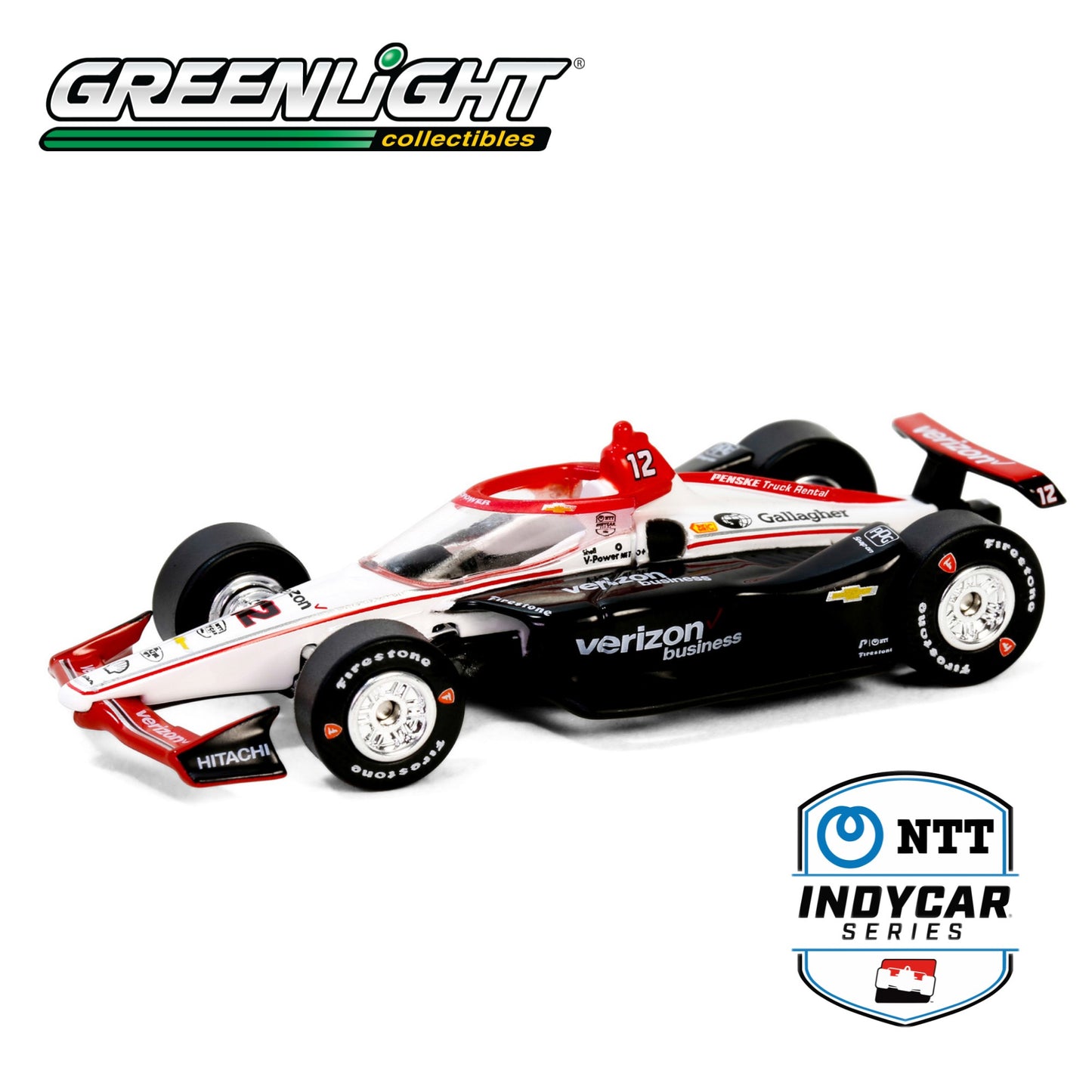 GREENLIGHT 2024 NTT IndyCar Series - #12 Will Power / Team Penske, Verizon 1:64 - 11607