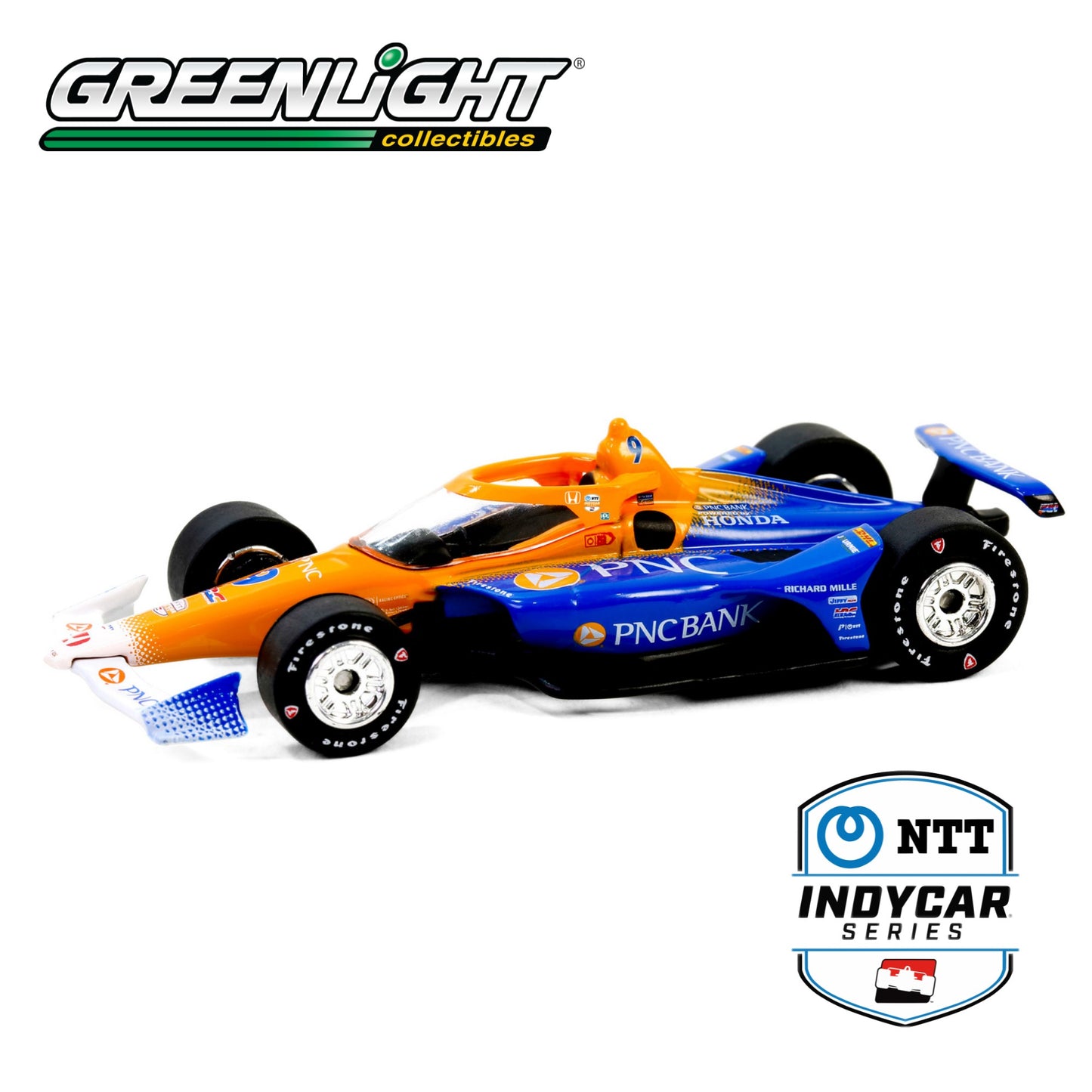 GREENLIGHT 2024 NTT IndyCar Series - #9 Scott Dixon / Chip Ganassi Racing, PNC Bank 1:64 - 11608