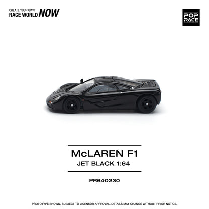 POP RACE McLaren F1 - Jet Black 1:64 - PR640230