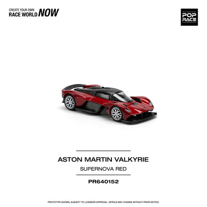 POP RACE Aston Martin Valkyrie - Supernova Red 1:64 - PR640152