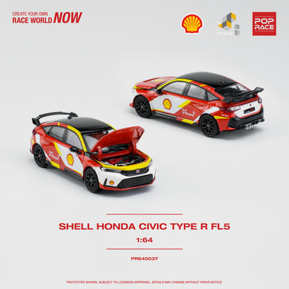 POP RACE Honda Civic Type R (FL5) Shell 1:64 - PR640037