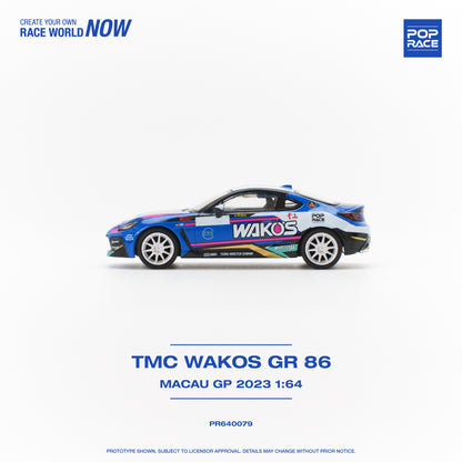 POP RACE Toyota GR86 TMC Wakos Macau GP 2023 1:64 - PR640079