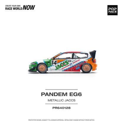 POP RACE Pandem Honda Civic EG6 v1.5 JACCS 1:64 - PR640128