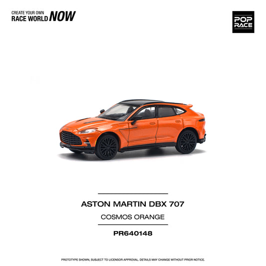 POP RACE Aston Martin DBX 707 Cosmos Orange 1:64 - PR640148