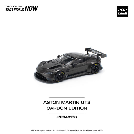 POP RACE Aston Martin Vantage GT3 - Carbon Edition 1:64 - PR640178