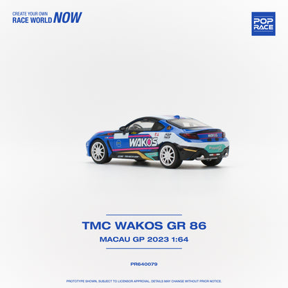 POP RACE Toyota GR86 TMC Wakos Macau GP 2023 1:64 - PR640079