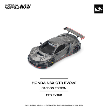 POP RACE Honda NSX GT3 Evo22 Carbon Edition 1:64 - PR640159