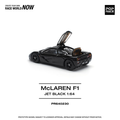 POP RACE McLaren F1 - Jet Black 1:64 - PR640230