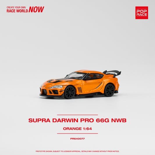 POP RACE Toyota Supra Darwin Pro 66G NWB 1:64 - PR640077