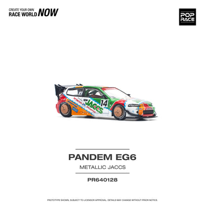 POP RACE Pandem Honda Civic EG6 v1.5 JACCS 1:64 - PR640128