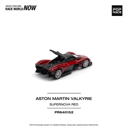 POP RACE Aston Martin Valkyrie - Supernova Red 1:64 - PR640152