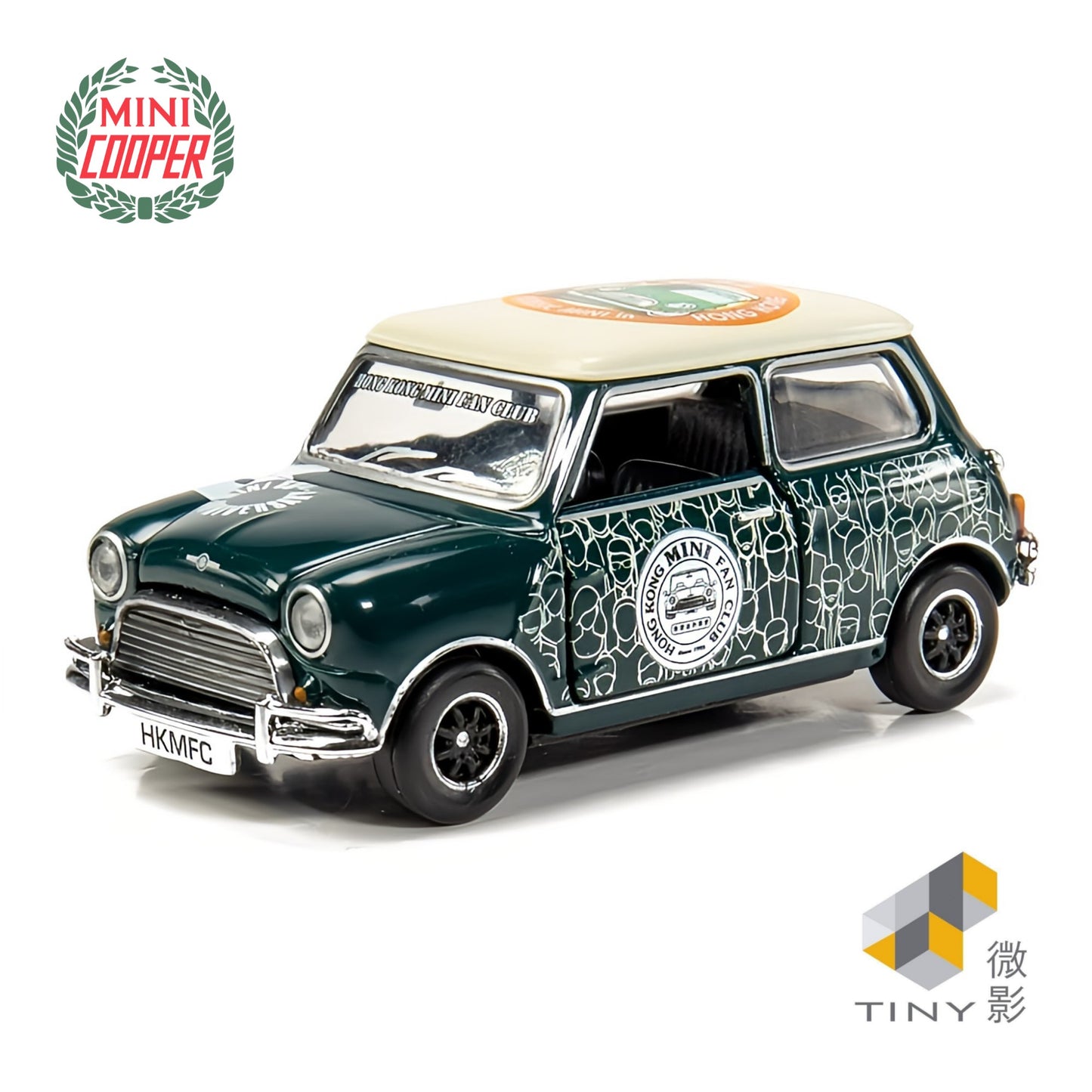 TINY CITY Mini Cooper MK1 Hong Kong Mini Fan Club 1:50 - ATC64741