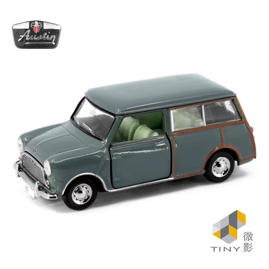 TINY CITY Austin Mini Countryman Woody Green 1:50 - ATC65202