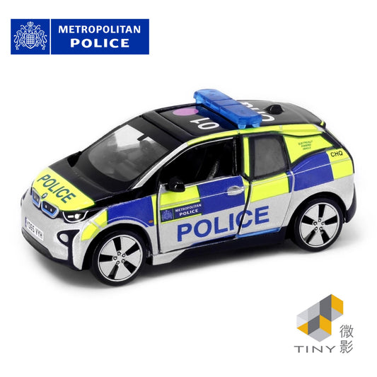 TINY CITY BMW i3 Metropolitan Police Car 1:64 - ATCUK64004