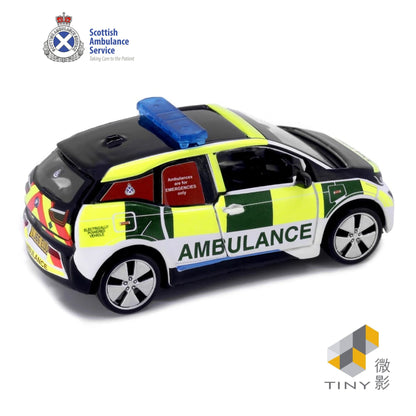 TINY CITY BMW i3 Scottish Ambulance Service Car 1:64 - ATCUK64011