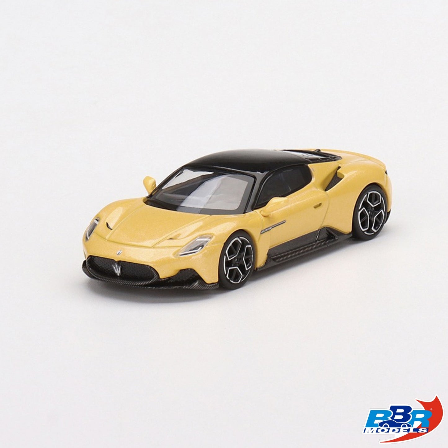 BBR MODELS Maserati MC20 Giallo Genio 1:64 - BBRDIE6404