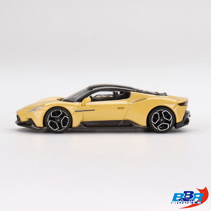 BBR MODELS Maserati MC20 Giallo Genio 1:64 - BBRDIE6404