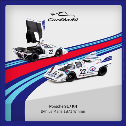 TARMAC WORKS Porsche 917 KH 24h Le Mans 1971 Winner #22 1:64 - CWB64-002-LMW22