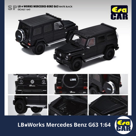 ERA CAR LB★Works Mercedes Benz G63 Matte Black - 1:64