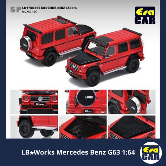 ERA CAR LB★Works Mercedes Benz G63 Red - 1:64