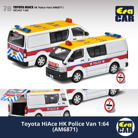 ERA CAR Toyota HiAce HK Police (AM6871) #78 - 1:64