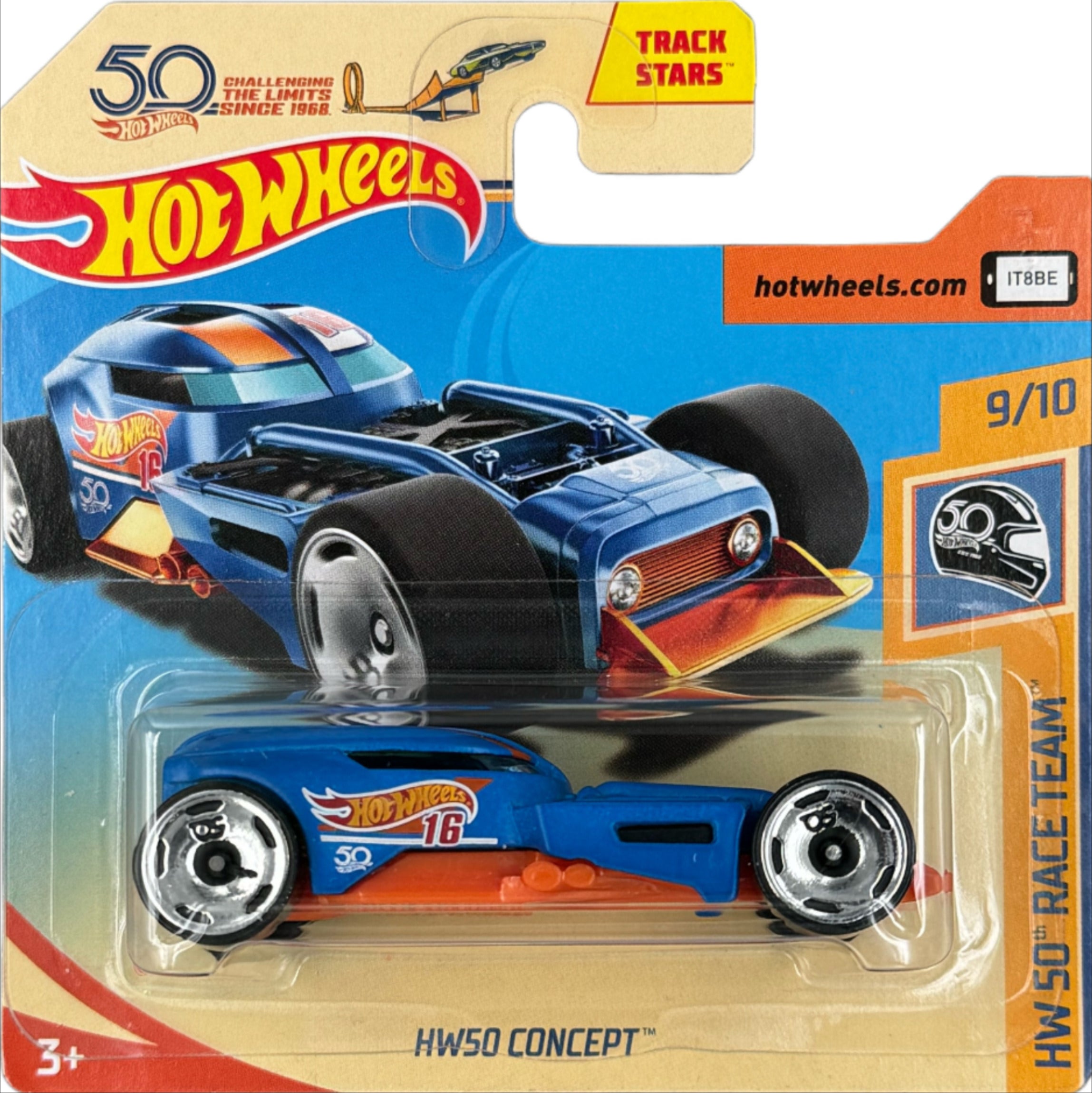 2018 HOT WHEELS 50th Anniversary Race Team HW50 Concept 1 64 9 10 FJW02