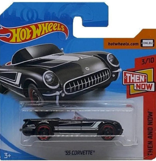 2018 HOT WHEELS '55 Chevrolet Corvette 45/365 Then and Now 3/10 1:64 - FJX90