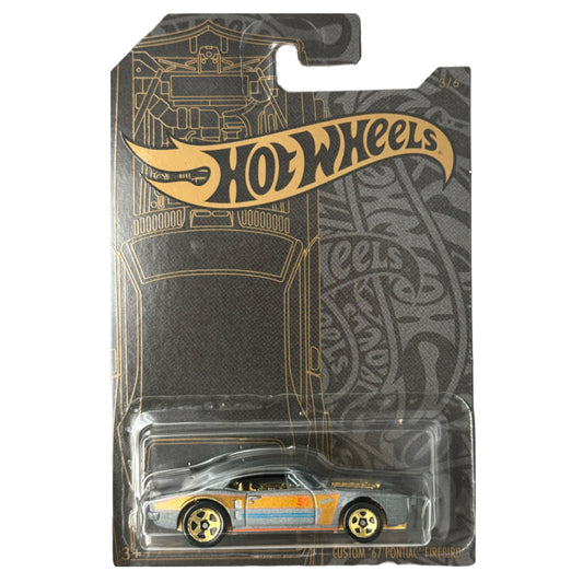 2019 HOT WHEELS 51st Anniversary Satin and Chrome Series Custom '67 Pontiac Firebird 1:64 3/6 - GHN96