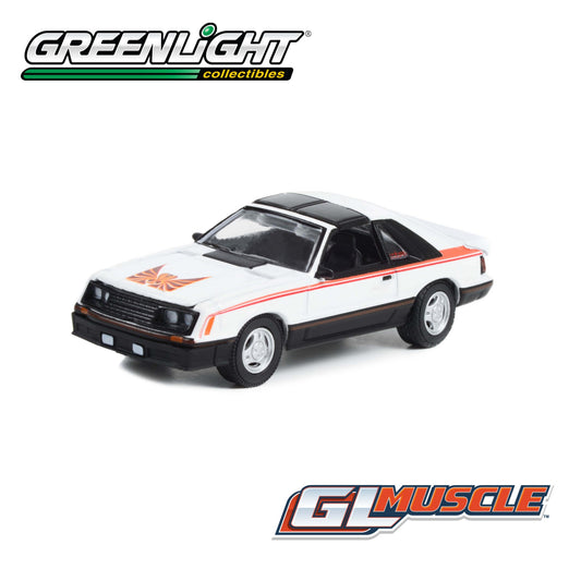 GREENLIGHT Muscle Series 27 - 1981 Ford Mustang Cobra Polar White 1:64 - 13320-D