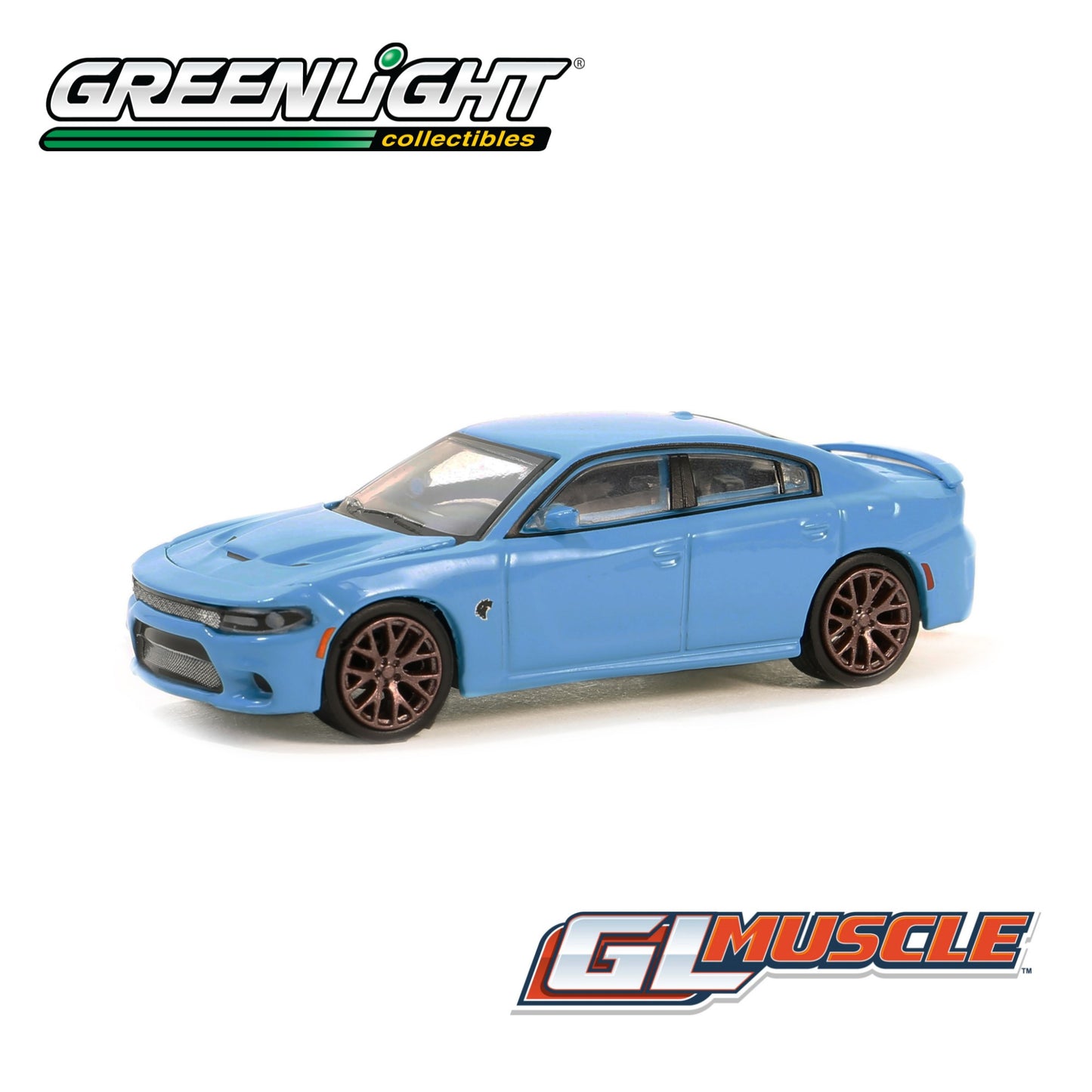 GREENLIGHT Muscle Series 28 - 2016 Dodge Charger SRT Hellcat B5 Blue 1:64 - 13350-D