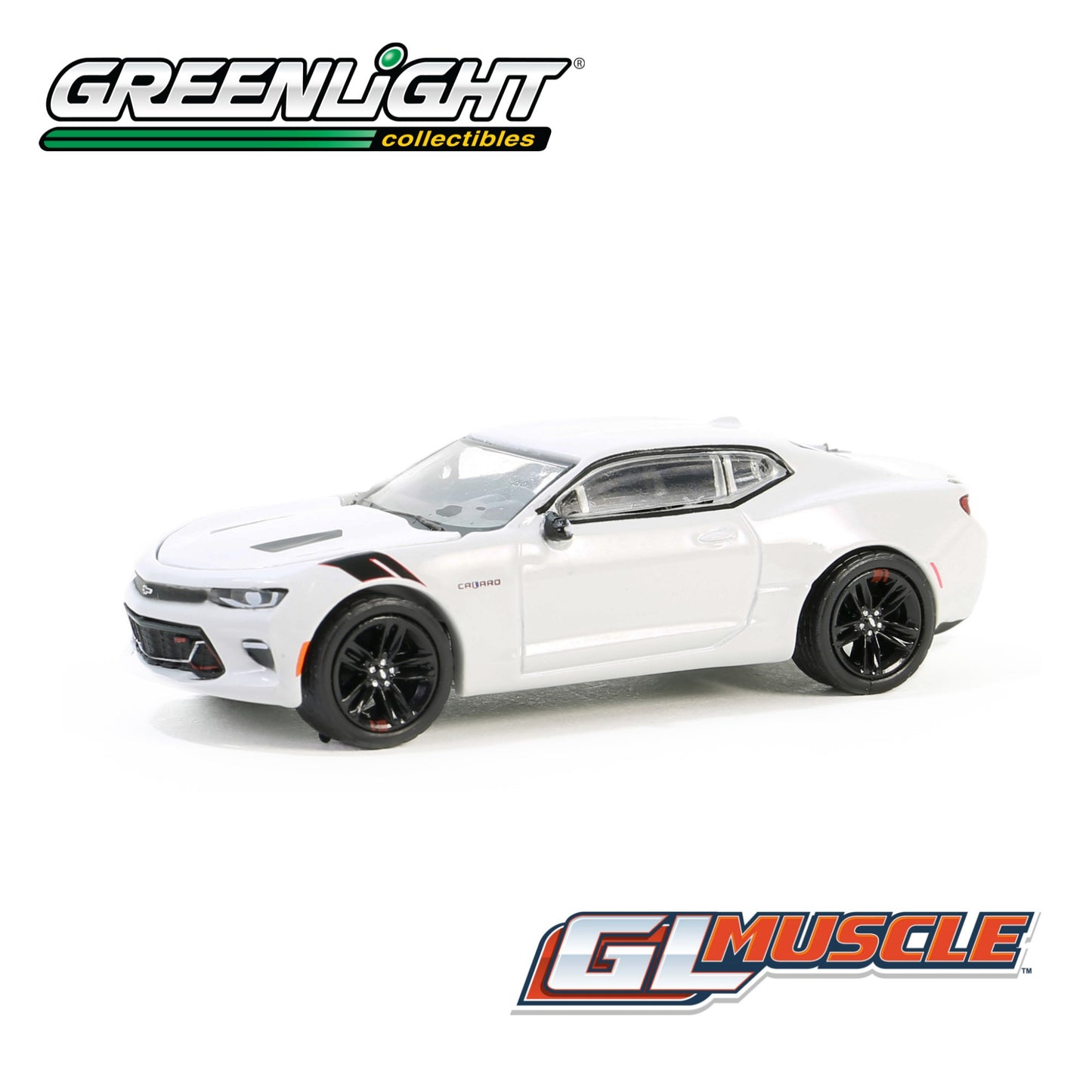 GREENLIGHT Muscle Series 28 - 2018 Chevrolet Camaro SS Redline Edition Silver Ice Metallic 1:64 - 13350-E