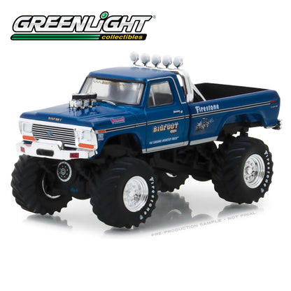 GREENLIGHT Bigfoot #1 The Original Monster Truck (1979) - 1974 Ford F-250 Monster Truck 1:64 - 29934