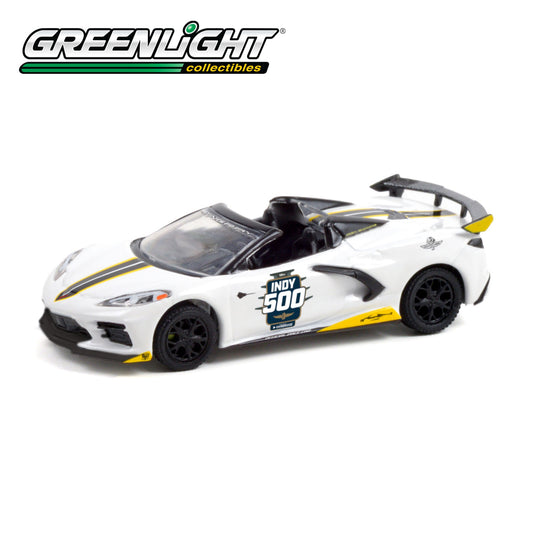 GREENLIGHT 2021 Chevrolet Corvette C8 Stingray Convertible - 105th Indianapolis 500 Official Pace Car 1:64 - 30291