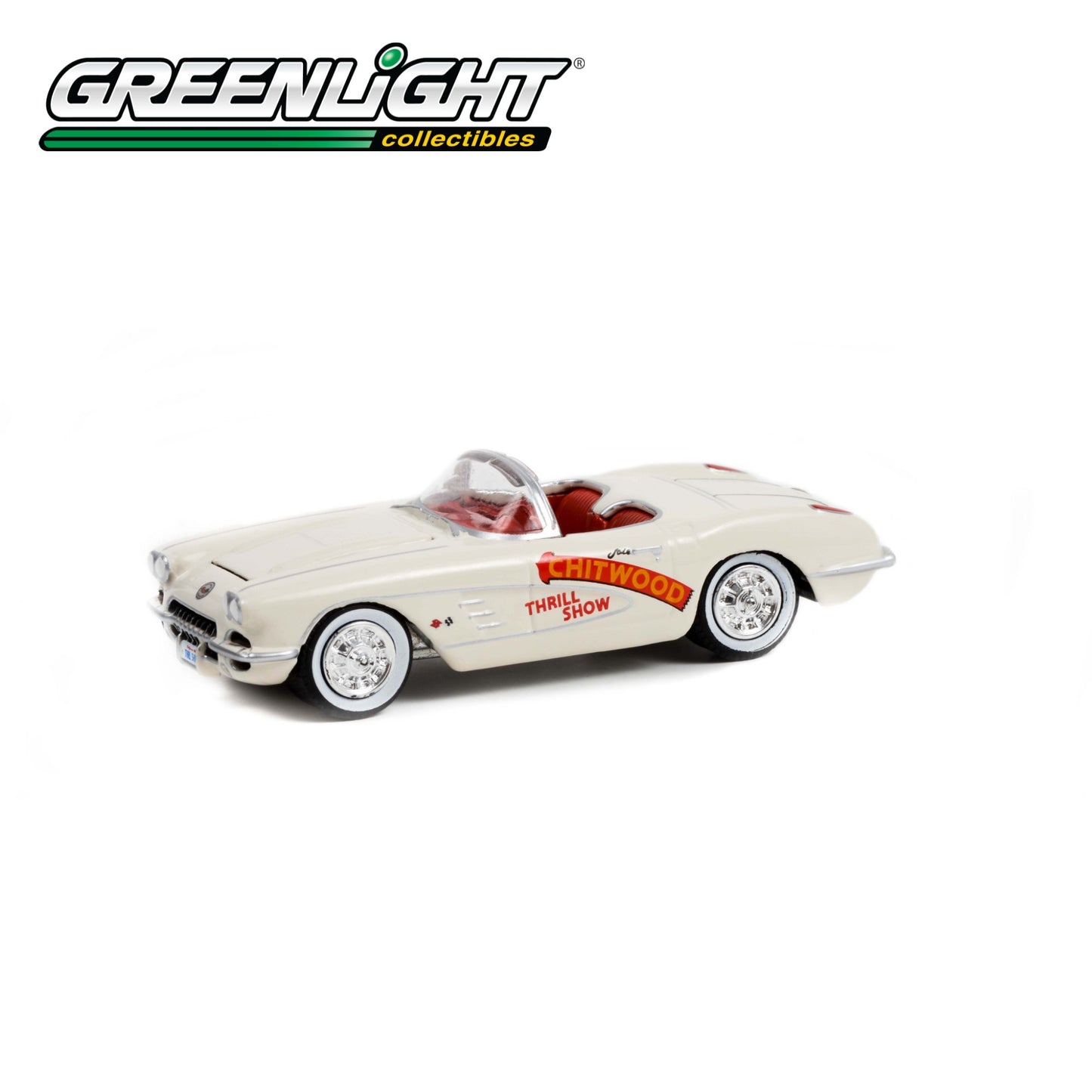 GREENLIGHT 1958 Chevrolet Corvette - Joie Chitwood Thrill Show 1:64 - 30330