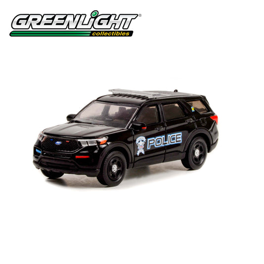 GREENLIGHT 2022 Ford Police Interceptor Utility - Fishers Police Department 1:64 - 30350