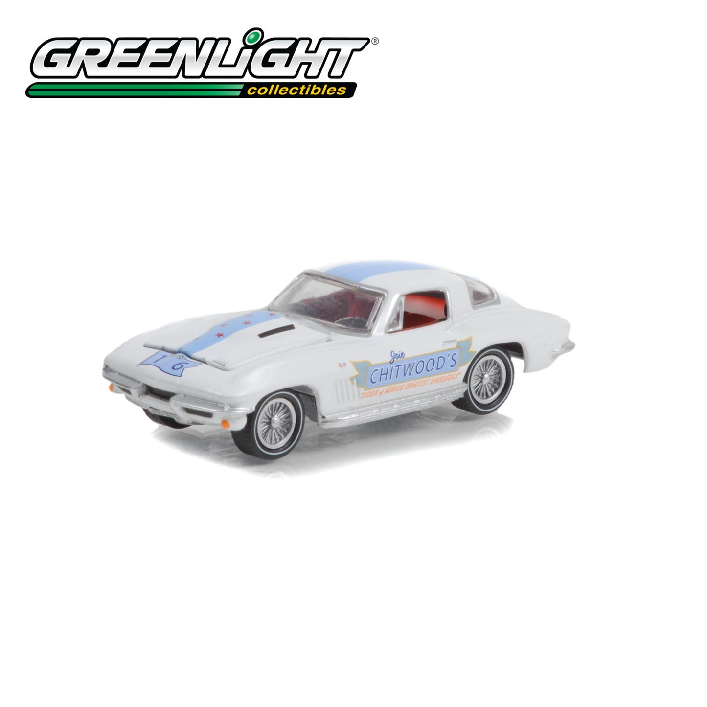 GREENLIGHT 1966 Chevrolet Corvette - Joie Chitwood’s "Legion of Worlds Greatest Daredevils" 1:64 - 30357