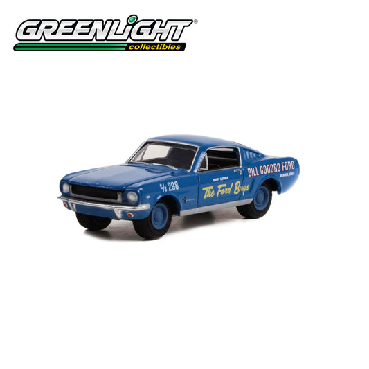 GREENLIGHT 1965 Ford Mustang Fastback - "The Ford Boys" Bill Goodro Ford, Denver, Colorado 1:64 - 30366