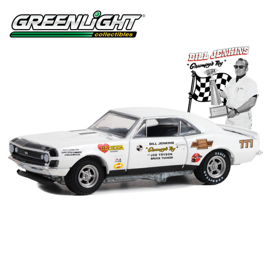 GREENLIGHT 1967 Chevrolet Camaro - Bill Jenkins "Grumpy's Toy" #777 Hooker Headers 1:64 - 30418