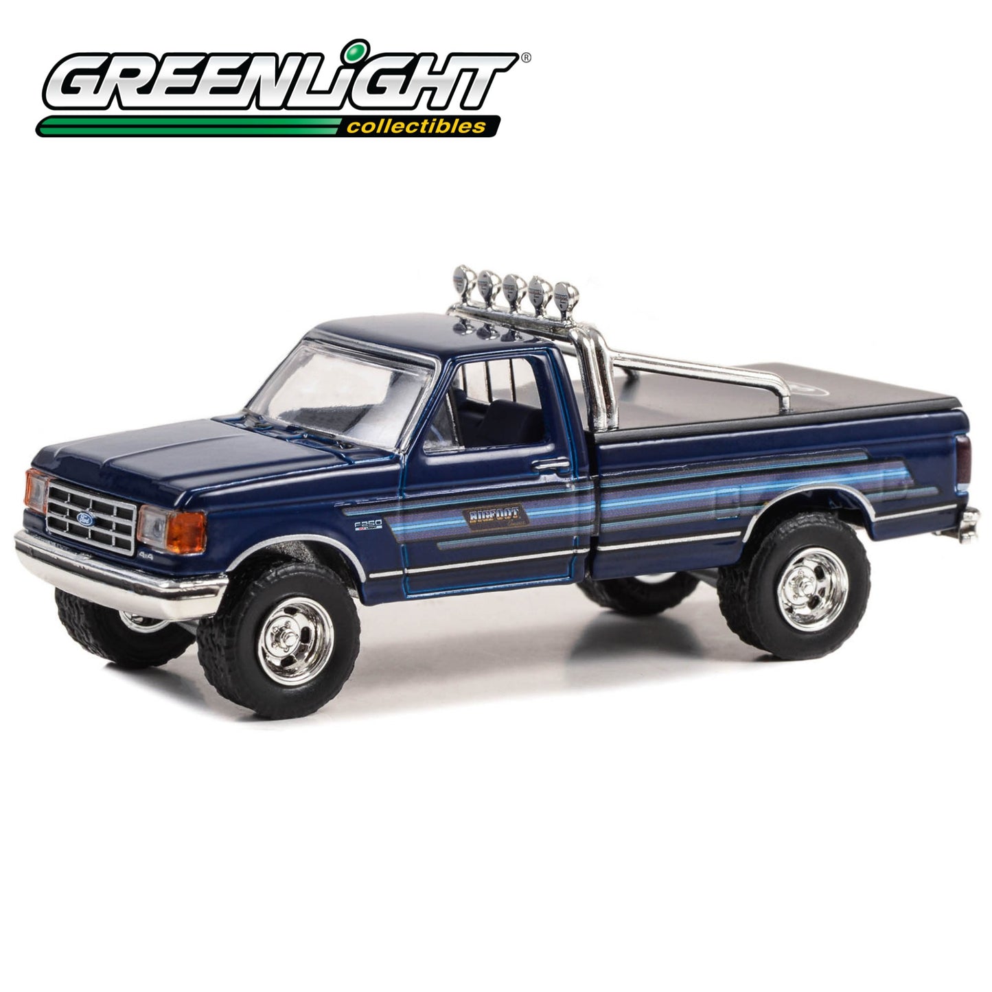 GREENLIGHT 1987 Ford F-250 XLT Lariat - Bigfoot Cruiser #1 - Ford, Scherer Truck Equipment and Bigfoot 4x4 Collaboration 1:64 - 30433