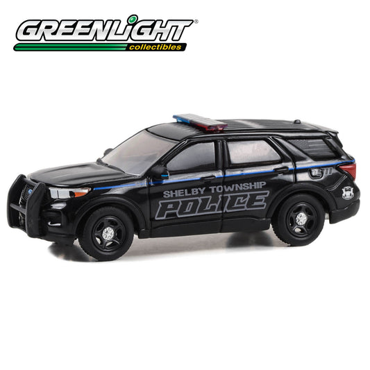 GREENLIGHT 2023 Ford Police Interceptor Utility - Shelby Township, Michigan 1:64 - 30451