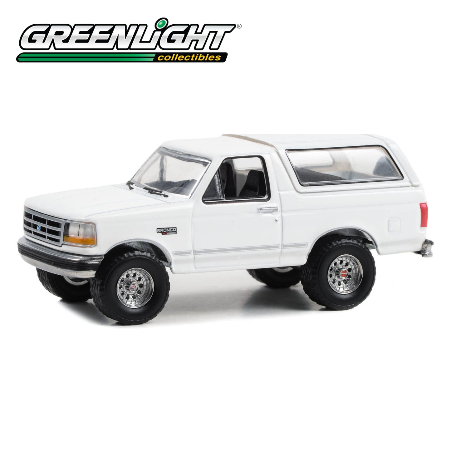 GREENLIGHT 1993 Ford Bronco XLT - Oxford White 1:64 - 30452