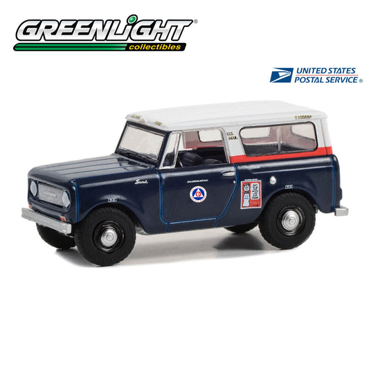 GREENLIGHT 1967 Harvester Scout (Right Hand Drive) - United States Postal Service (USPS) 1:64 - 30463